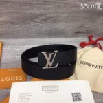 Thắt lưng Louis Vuitton dây taiga bản 3.5Cm Like Auth