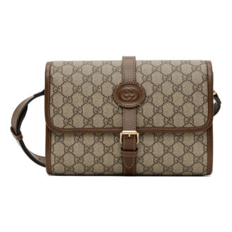 Túi đeo chéo Gucci Beige GG Messenger Bag Like Auth