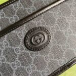 Túi đeo chéo Gucci Black Retro Interlocking G màu đen Like Auth