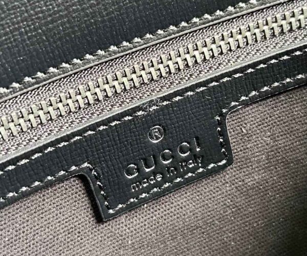 Túi đeo chéo Gucci GG Canvas Messenger Bag màu xám Like Auth