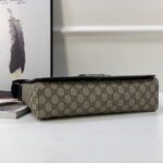 Túi đeo chéo Gucci siêu cấp GG Supreme Messenger tag xanh đỏ