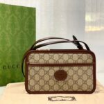 Túi đeo chéo Gucci Mini Bag With Interlocking G Beige Like Auth