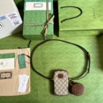 Túi đeo Gucci Mini Bag with Interlocking G màu Bee Like Auth