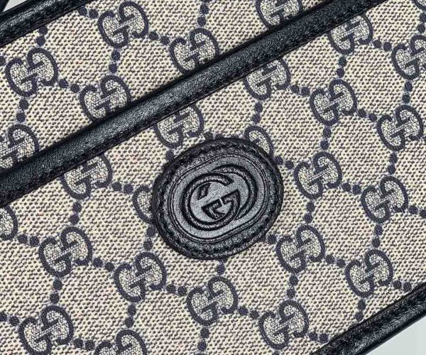 Túi đeo chéo Gucci Mini Bag With Interlocking G màu Blue Like Auth