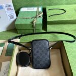 Túi đeo chéo Gucci Mini Interlocking G màu đen Like Auth