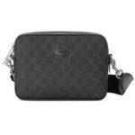 Túi đeo chéo Gucci Shoulder Bag with Interlocking G màu đen Like Auth