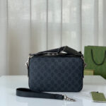 Túi đeo chéo Gucci Shoulder Bag with Interlocking G màu đen Like Auth