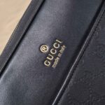 Túi đeo chéo nam Gucci siêu cấp màu đen logo dập chìm