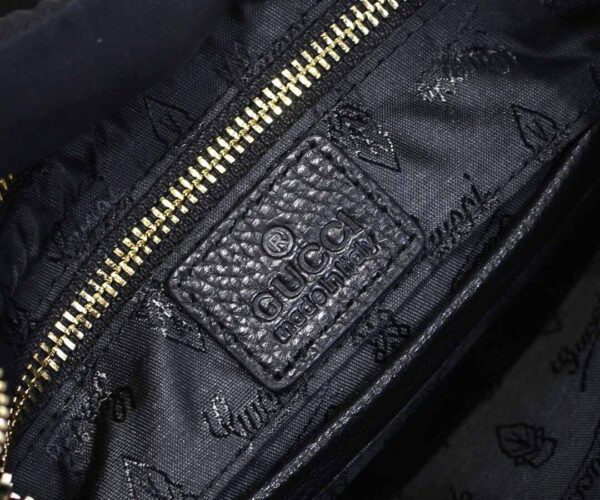 Túi đeo chéo nam Gucci siêu cấp da nhăn màu đen