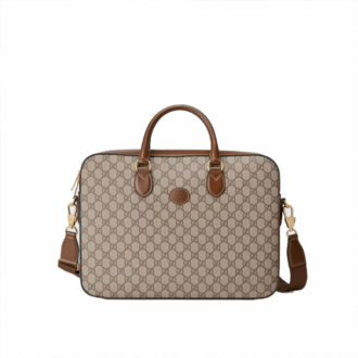 Túi xách nam Gucci Business Case With Interlocking G lIKE aUTH