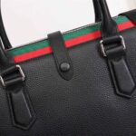 Túi xách nam Gucci viền đỏ da nhăn siêu cấp