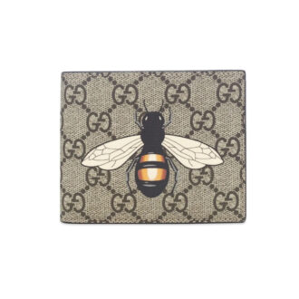 Ví Gucci GG SupremeBee màu Beige Like Auth