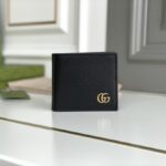 Ví ngắn Gucci hoạ tiết Logo CG màu vàng Like Auth