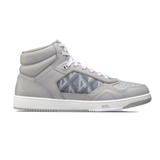 Giày B27 High-Top Sneaker Dior Gray họa tiết CD Diamond Canvas