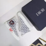 Giày Dior And Shawn B23 High logo chữ đỏ Like Auth