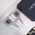 Giày Dior And Shawn B23 High logo chữ đỏ Like Auth