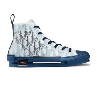 Giày Dior B23 High 'Blue White' họa tiết đế xanh Like Auth