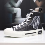 Giày Dior B23 High Top Black White Oblique Like Auth