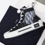 Giày Dior B23 High Top Black White Oblique Like Auth