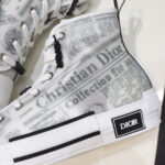 Giày Dior B23 High Top Daniel Arsham Newspaper Like Auth