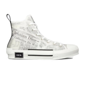 Giày Dior B23 High Top Daniel Arsham Newspaper Like Auth