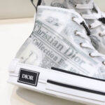 Giày Dior B23 High Top Daniel Arsham Newspaper Like Auth