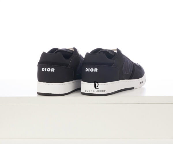 Giày Dior B27 Low Black họa tiết Dior CD Diamond Canvas siêu cấp