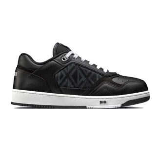 Giày Dior B27 Low Black họa tiết Dior CD Diamond Canvas siêu cấp