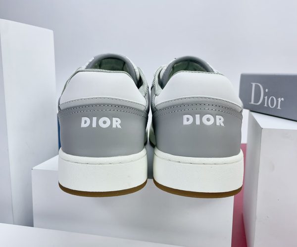 Giày Dior B27 Low Gray White họa tiết vải Like Auth