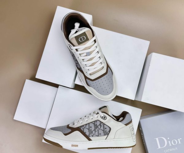 Giày Dior B27 Low Top Sneaker Cream Greige Like Auth