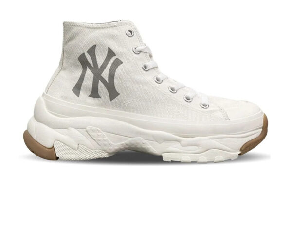 Giày MLB Bigball Chunky High New York Yankees “White Gum”