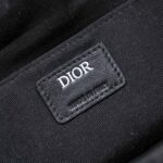 Túi đeo chéo Dior siêu cấp khoá gài hoạ tiết CD màu đen