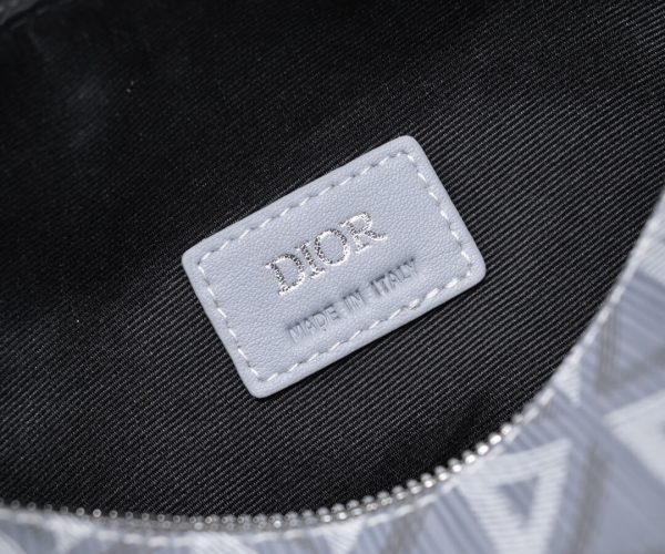 Túi đeo chéo Dior màu xám Lingot 22 Bag Gray CD Like Auth