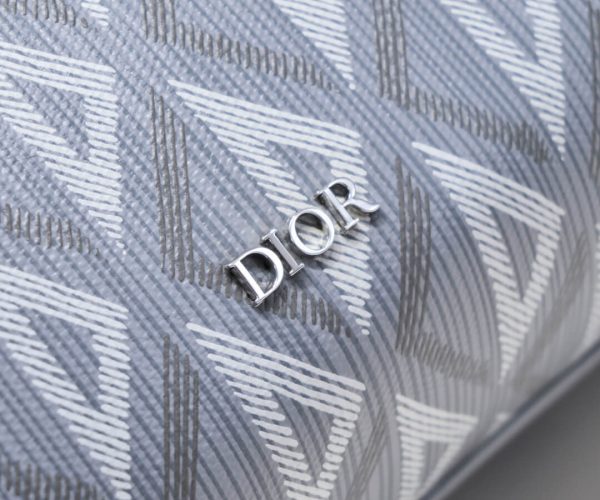 Túi đeo chéo Dior màu xám Lingot 22 Bag Gray CD Like Auth