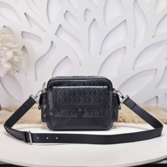 Túi đeo chéo Dior siêu cấp Messenger Bag Black CD màu đen