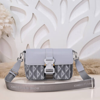 Túi đeo chéo Dior Hit The Road Bag with Strap màu xám