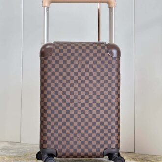 Vali LV Horizon hoạ tiết caro nâu Like Auth