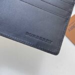 Ví Burberry màu xanh navy hoạ tiết kẻ chéo Like Auth