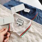 Áo Polo Gucci viền cổ họa tiết Logo Like Auth