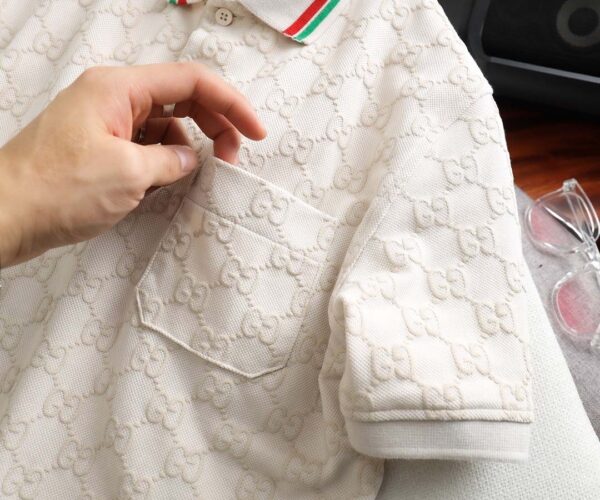 Áo Polo Gucci viền cổ họa tiết Logo Like Auth