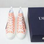 Giày Dior B23 High Orange Oblique Like Auth