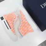 Giày Dior B23 High Orange Oblique Like Auth