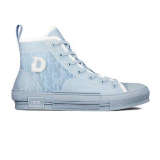 Giày Dior B23 High Top Daniel Arsham Light Blue Like Auth