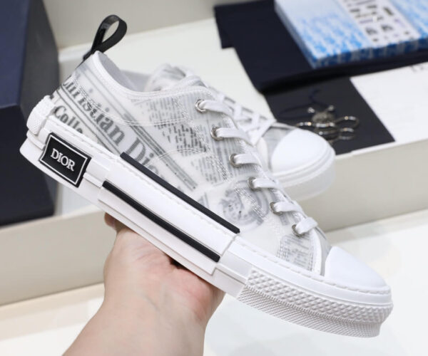 Giày Dior B23 Low Top Daniel Asham Newspaper Like Auth