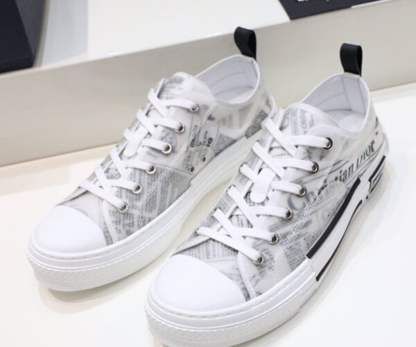 Giày Dior B23 Low Top Daniel Asham Newspaper Like Auth