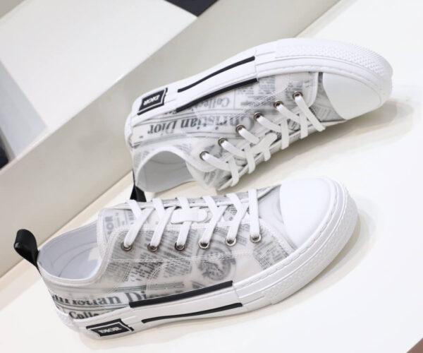 Giày Dior B23 Low Top Daniel Asham Newspaper Like Auth