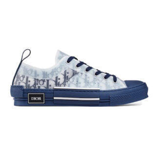 Giày Dior B23 Low Top Blue Oblique Like Auth