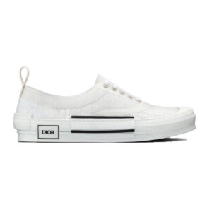 Giày Dior B23 Low White Oblique Canvas Like Auth