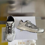 Giày Dior B30 "White Mesh and Silver" Like Auth