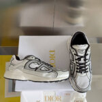 Giày Dior B30 "White Mesh and Silver" Like Auth